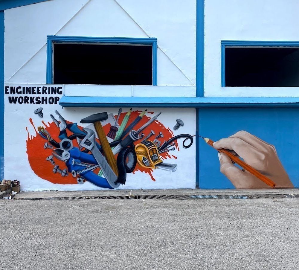 TÜRK HAVA KURUMU ÜNİVERSİTESİ GRAFFİTİ